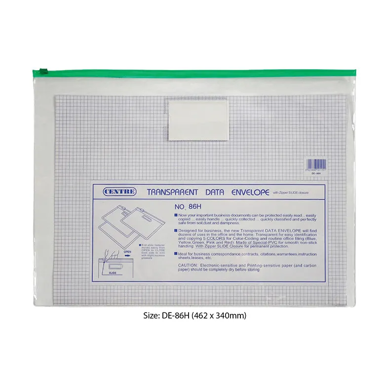 Centre Pvc Zip Bag  A3