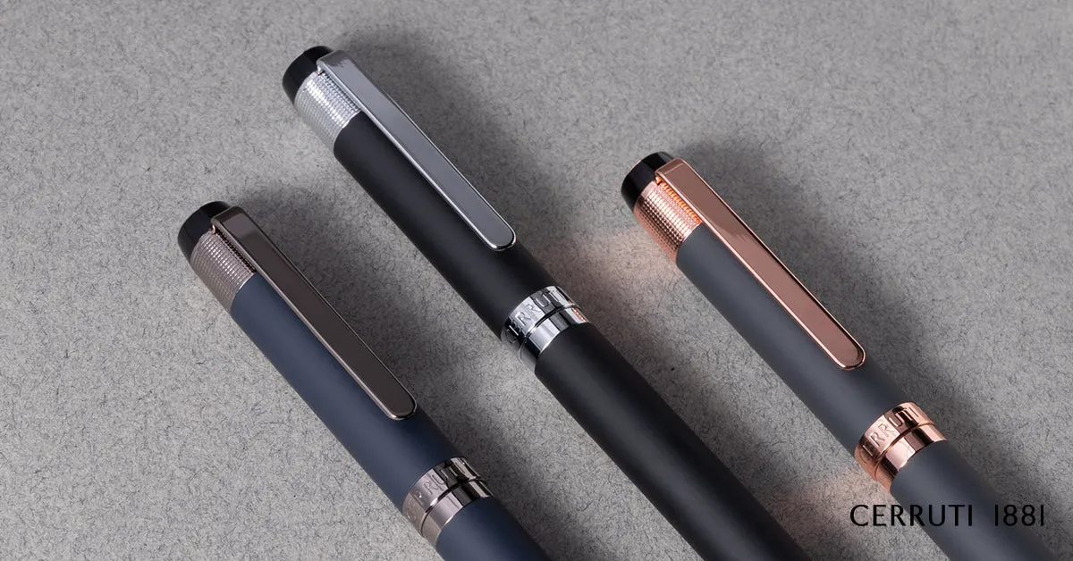 CERRUTI 1881 NSQ0134N-Ballpoint pen Thames Navy