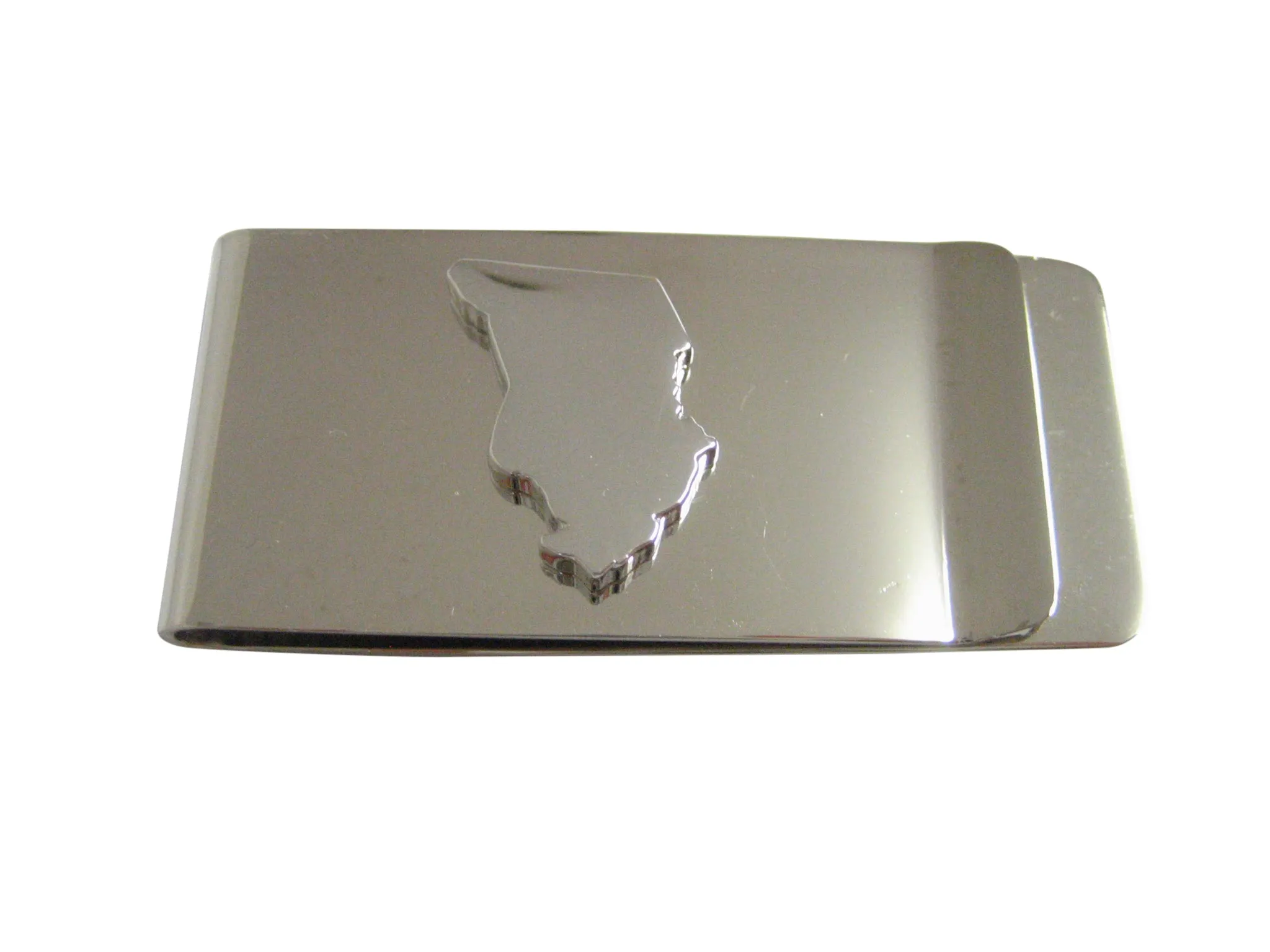 Chad Map Shape Money Clip