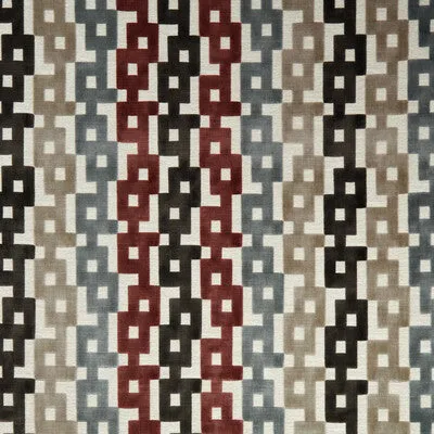 Chain Velvet-Paprika/Grey