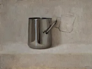 Chang Ya Chin, "Self Portrait (with Handle) by a Jug/Pitchen (without a handle)" SOLD