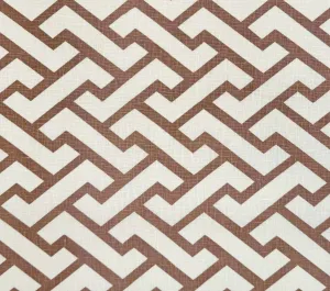 China Seas: Aga - Custom Taupe on Tinted Linen