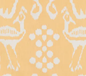 China Seas Fabric: Bali II - Custom Pale Pink on Tinted Belgian Linen / Cotton