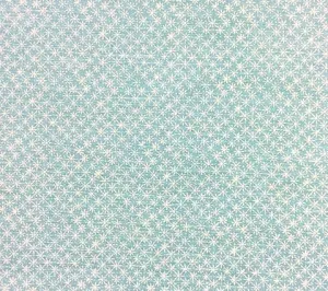 China Seas Fabric: Balinese Star - Custom Southfield Green on White Belgian Linen / Cotton