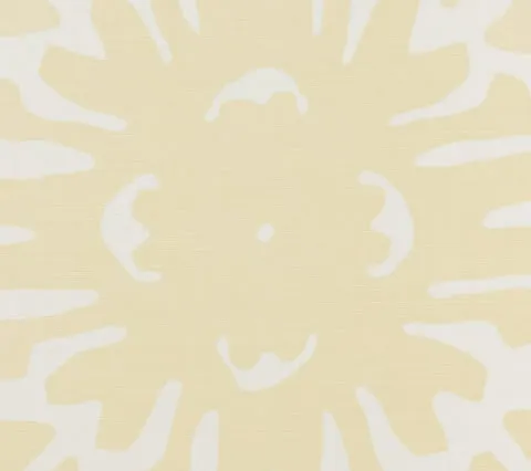China Seas Fabric: Sigourney - Custom Pale Taupe on White Belgian Linen / Cotton