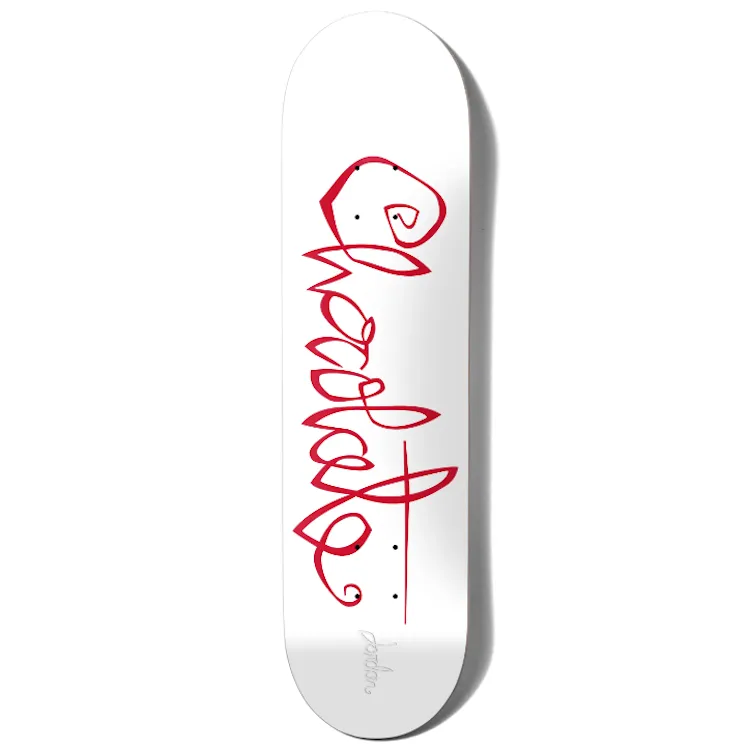 Chocolate Skateboards OG Script Jordan Trahan Skateboard Deck 8.5"