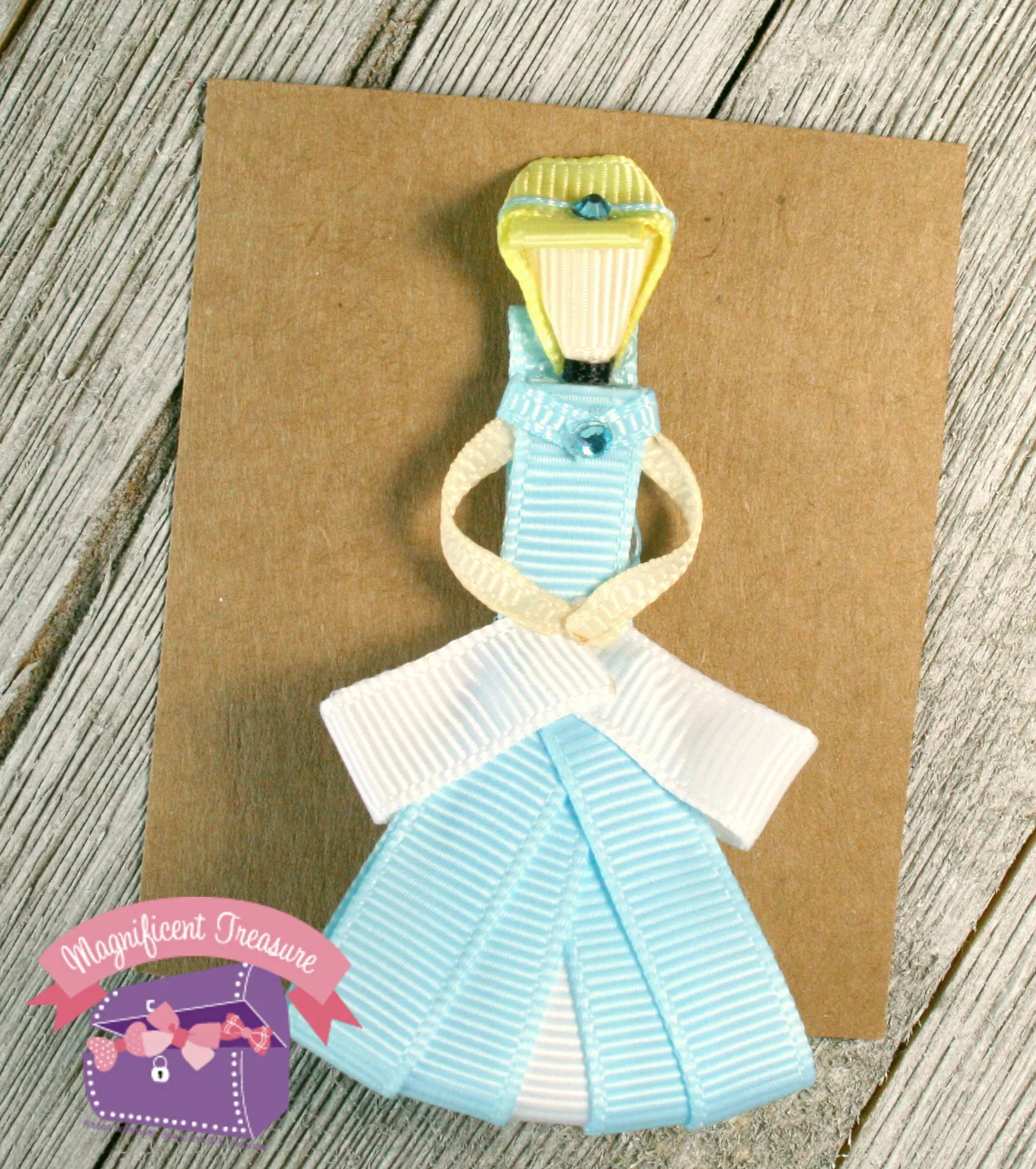 Cinderella Hair Bow or Pin