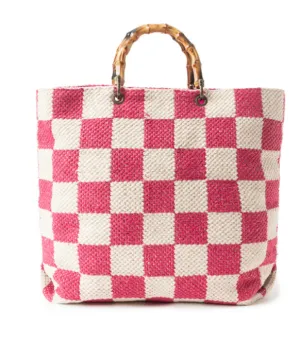 Classic Cottage Checker Tote Bag