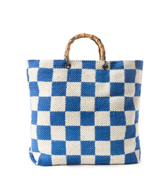 Classic Cottage Checker Tote Bag