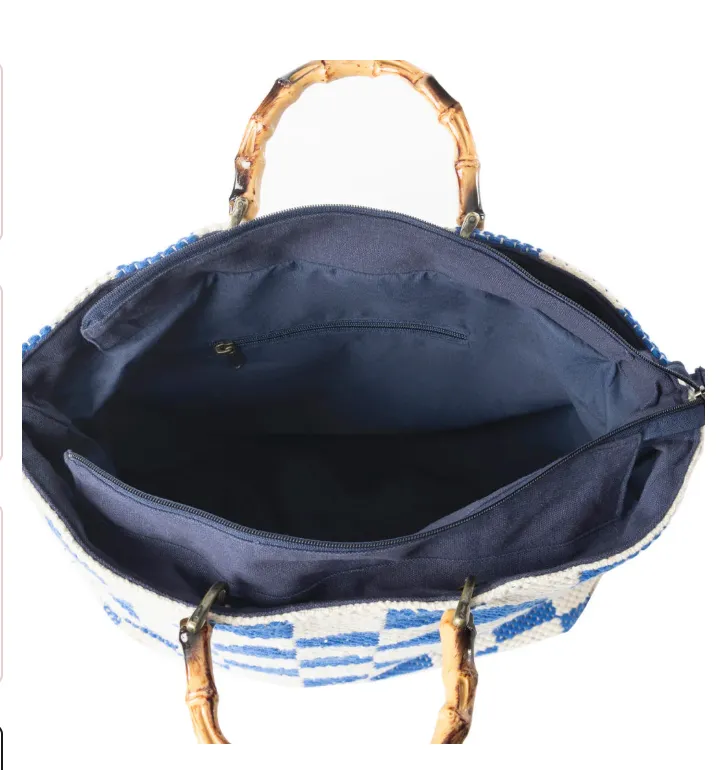 Classic Cottage Checker Tote Bag