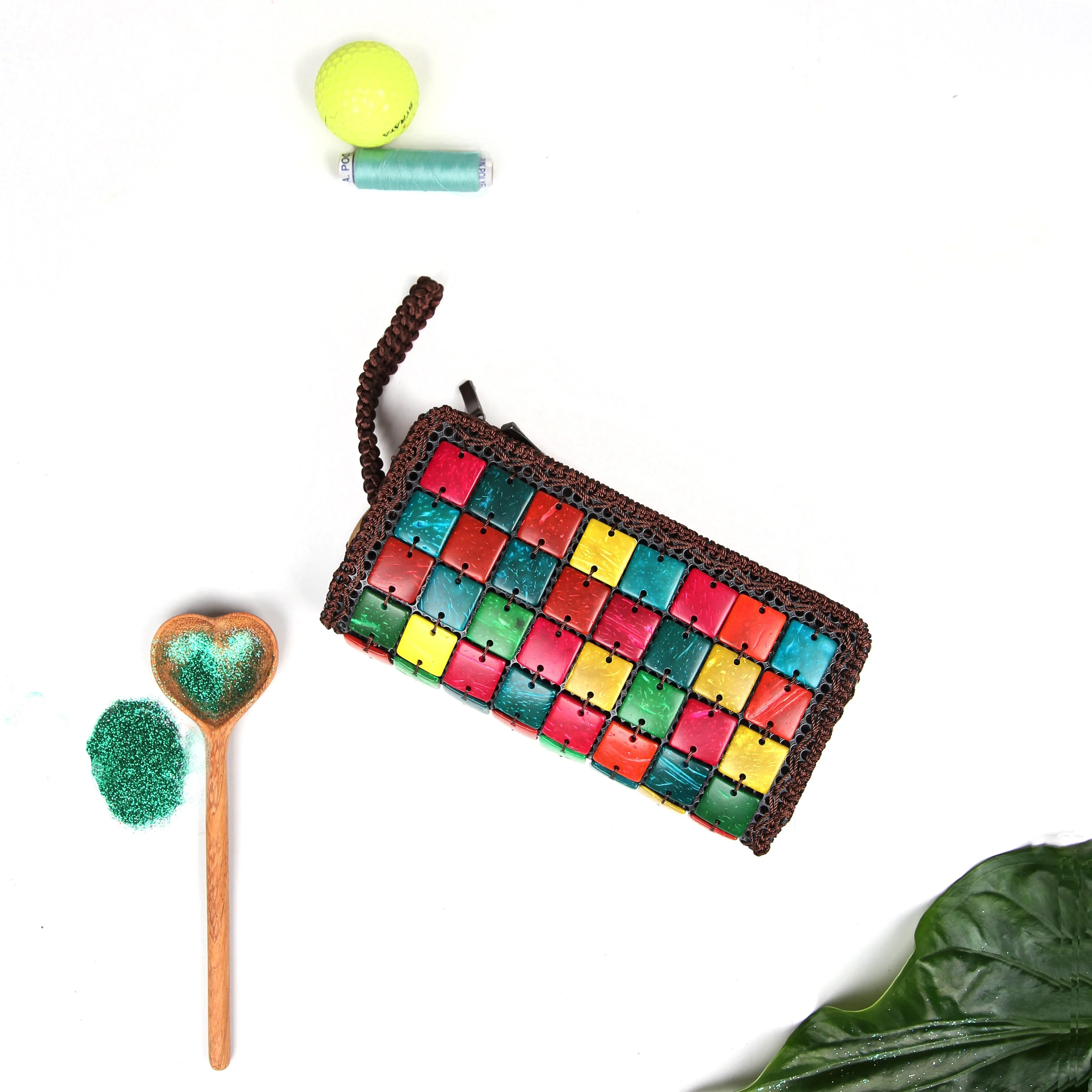 Classic Cubes Purse