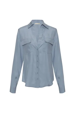 Classic Pocket Shirt Blue Chalk