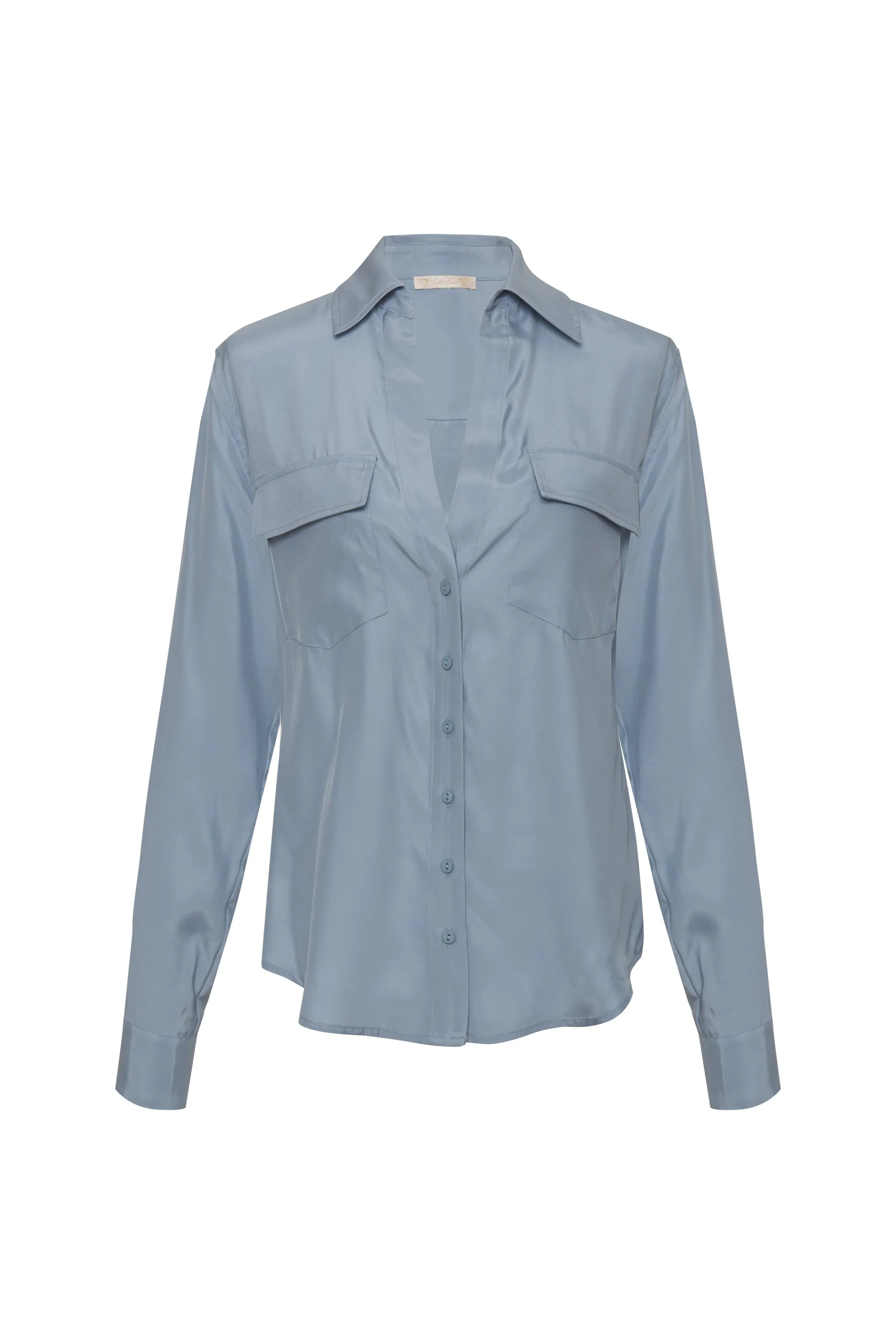Classic Pocket Shirt Blue Chalk