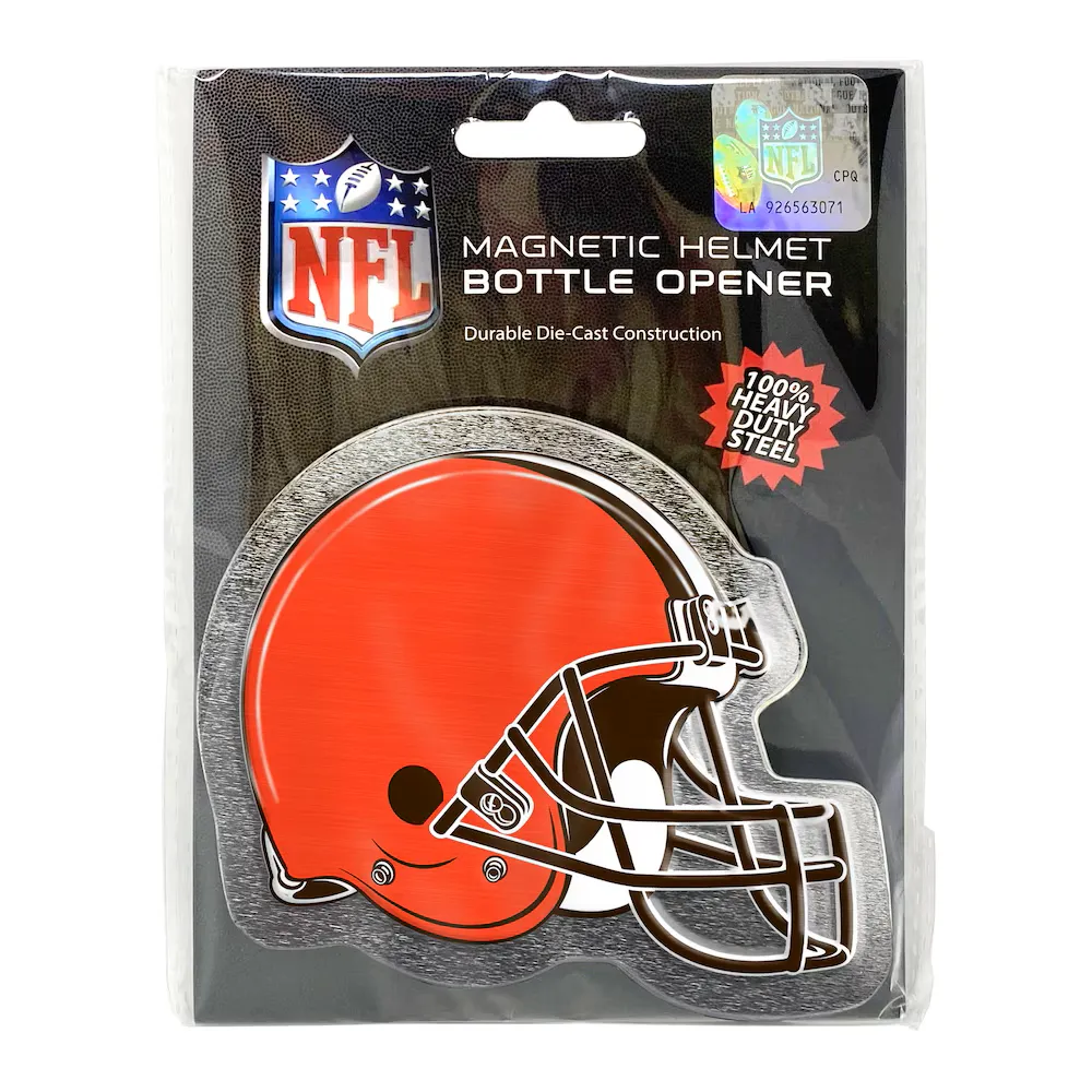 Cleveland Browns NFL Helmet Bottle Opener