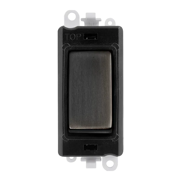 Click GridPro GM2028BKBZ 20AX Intermediate Switch Module - Metal Matt Bronze (Black)