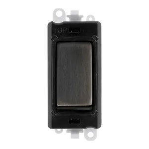 Click GridPro GM2028BKBZ 20AX Intermediate Switch Module - Metal Matt Bronze (Black)