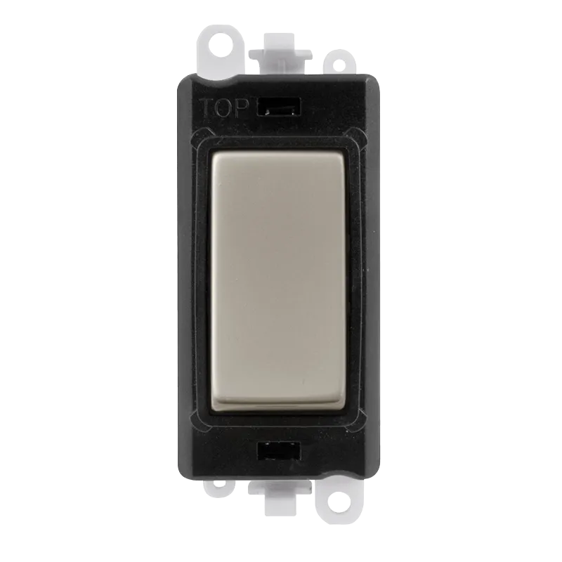 Click GridPro GM2070BKPN 20AX 3 Position Switch Module - Pearl Nickel (Black)