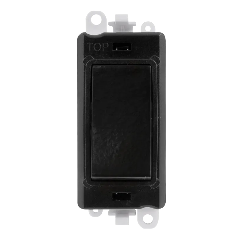 Click GridPro GM2075BK 20AX 3 Position Retractive Switch Module - Black
