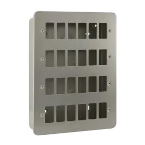 Click Metal Clad CL20524 24 Gang GridPro Frontplate & Back Box