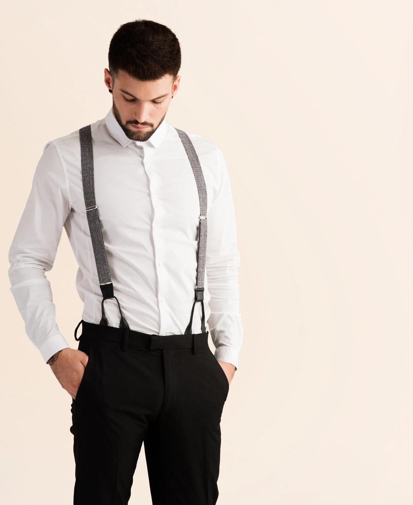 Cobblestone Cruiser - Grey Suspenders