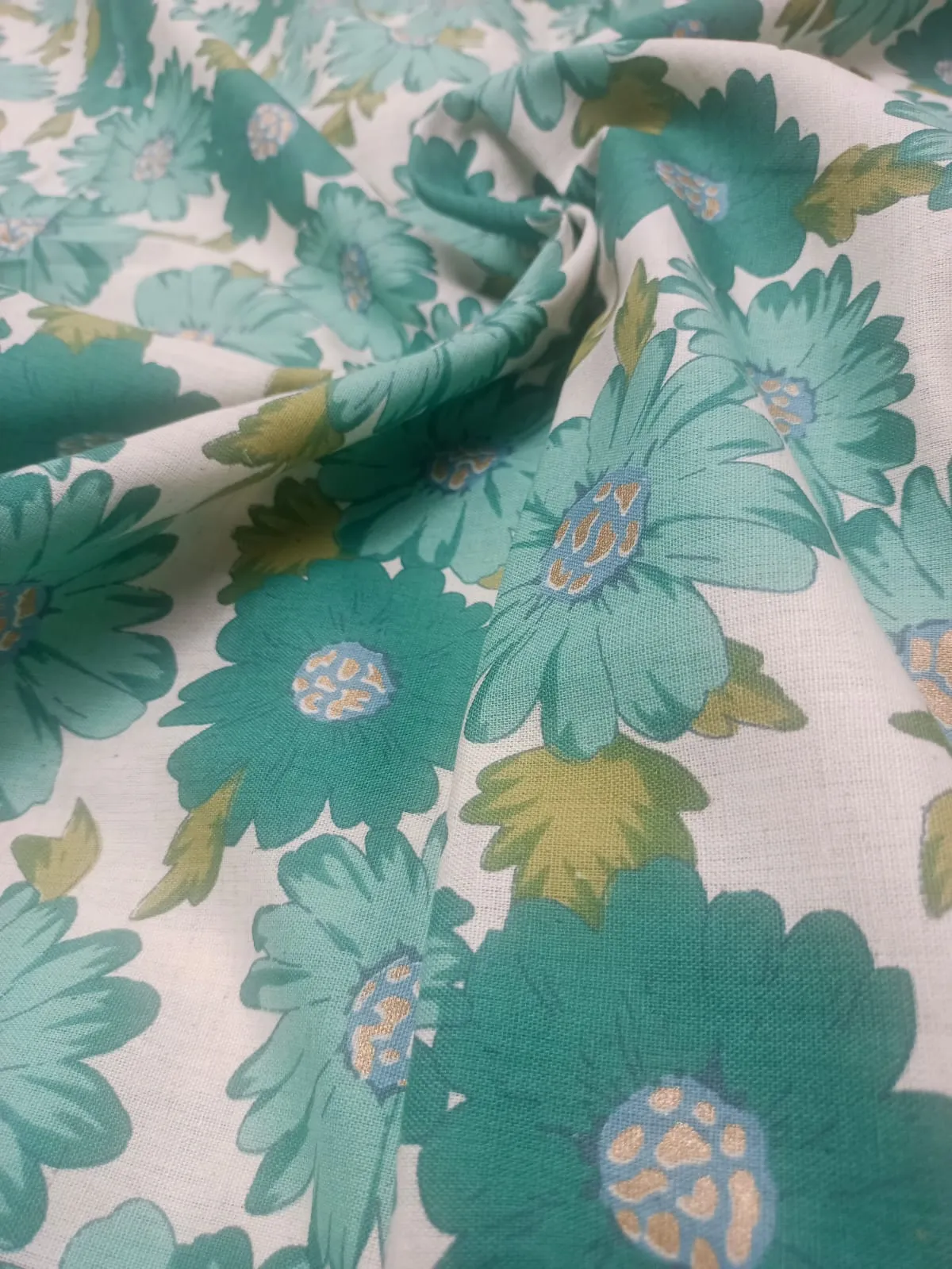 Cotton Linen Flax Digital Printed Fabric