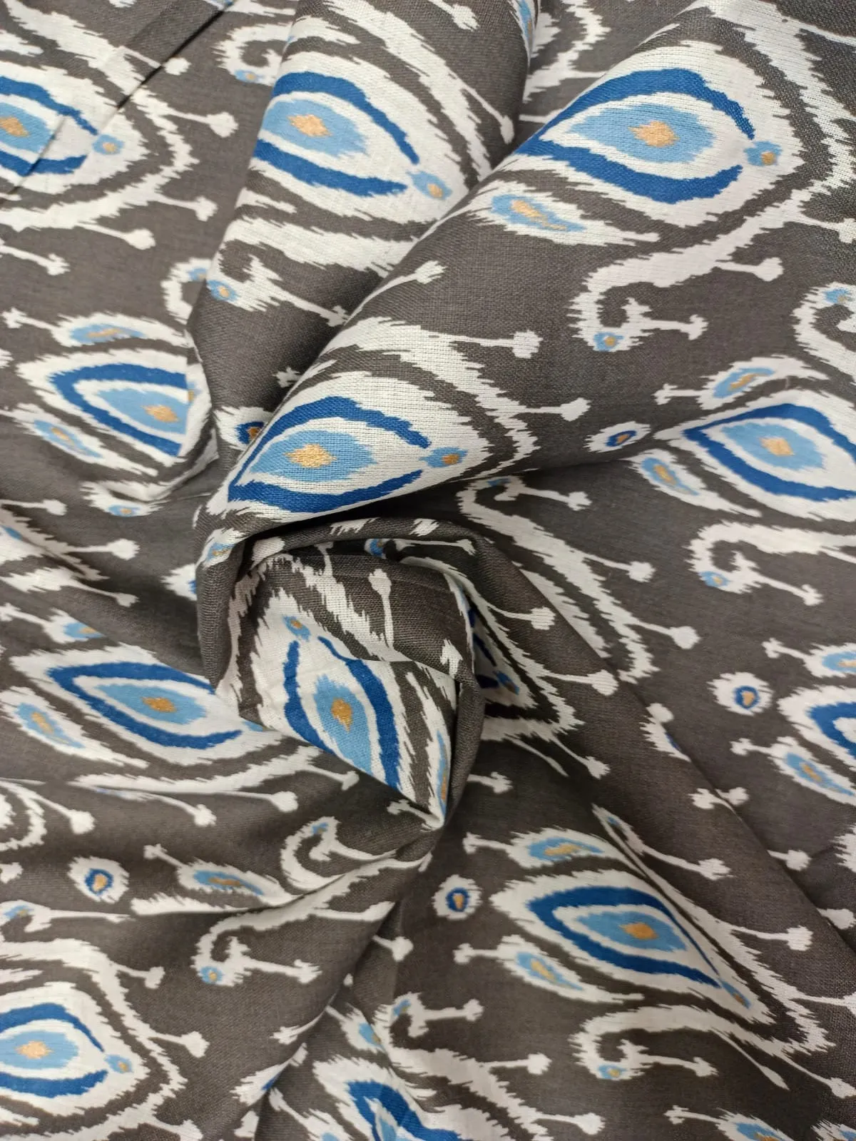 Cotton Linen Flax Digital Printed Fabric