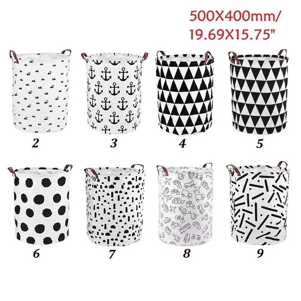 Cotton Linen Storage Box Holder Organizer for Home Clothes Tidy Basket