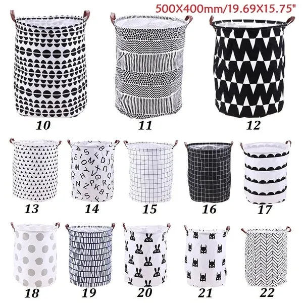 Cotton Linen Storage Box Holder Organizer for Home Clothes Tidy Basket