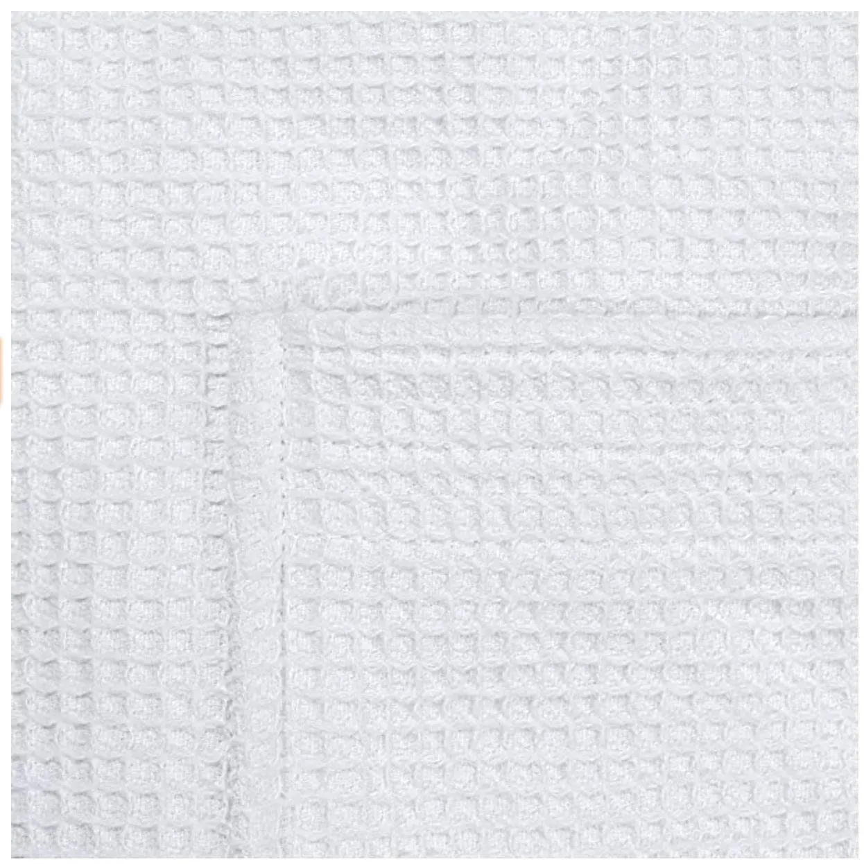 Cotton Waffle Spa Bathrobe with Terry Towel Interior