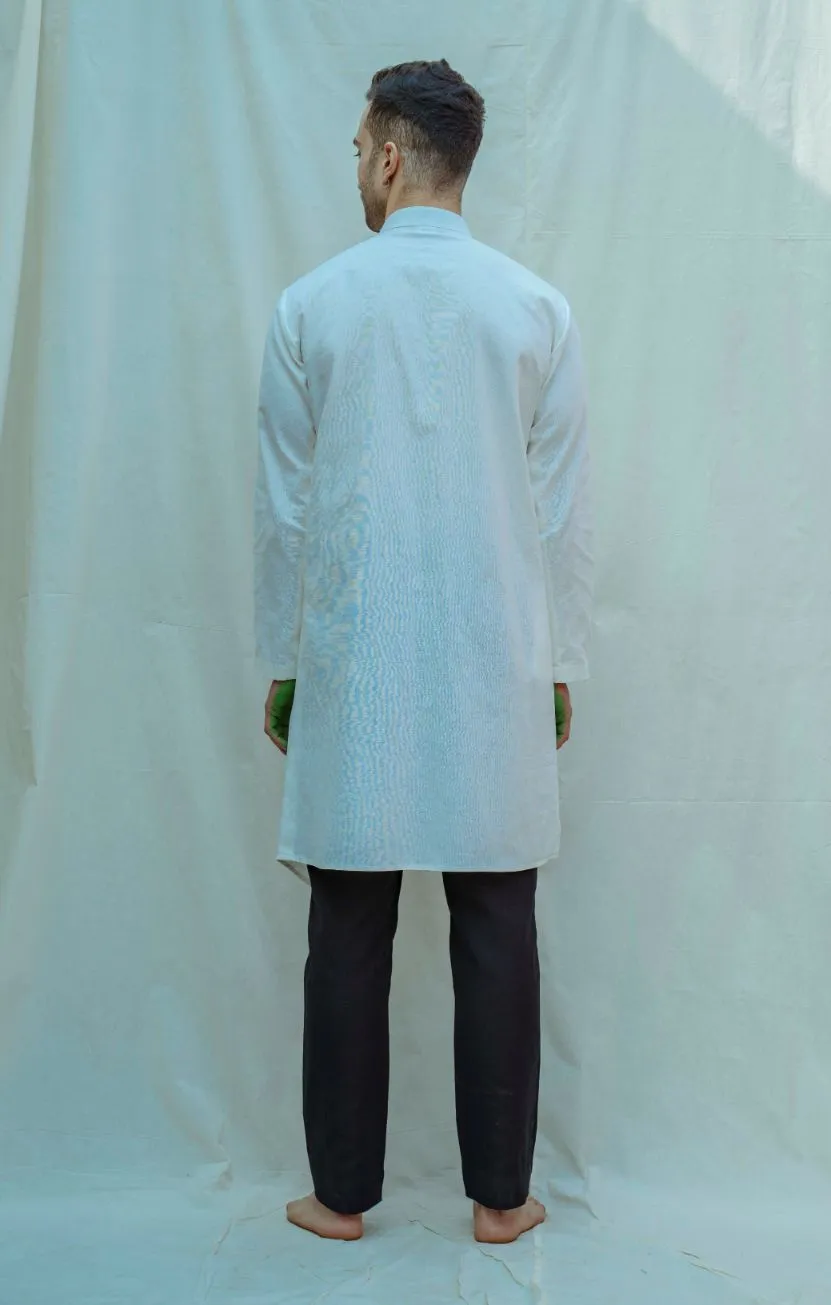 Cotton X Linen Overlapped Kurta