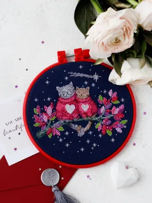 Cross-stitch kit Date under the stars AHM-037
