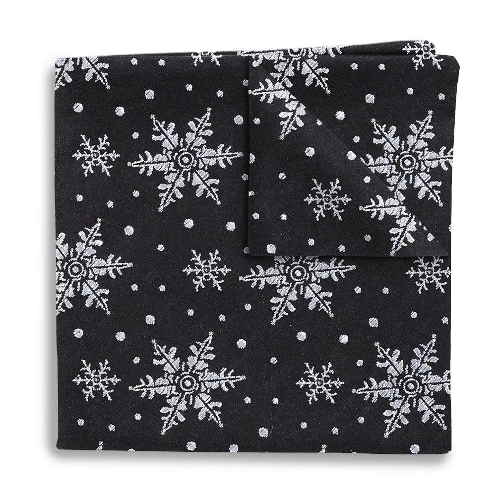 Crystalline Black - Pocket Squares