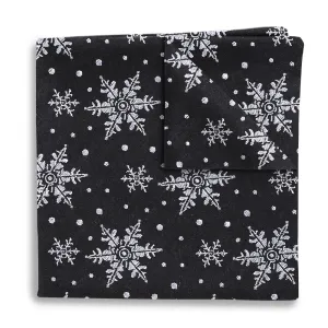 Crystalline Black - Pocket Squares