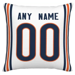 Custom C.Bears Pillow Decorative Throw Pillow Case - Print Personalized Football Team Fans Name & Number Birthday Gift Football Pillows