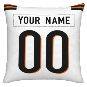 Custom C.Bengals Pillow Decorative Throw Pillow Case - Print Personalized Football Team Fans Name & Number Birthday Gift Football Pillows