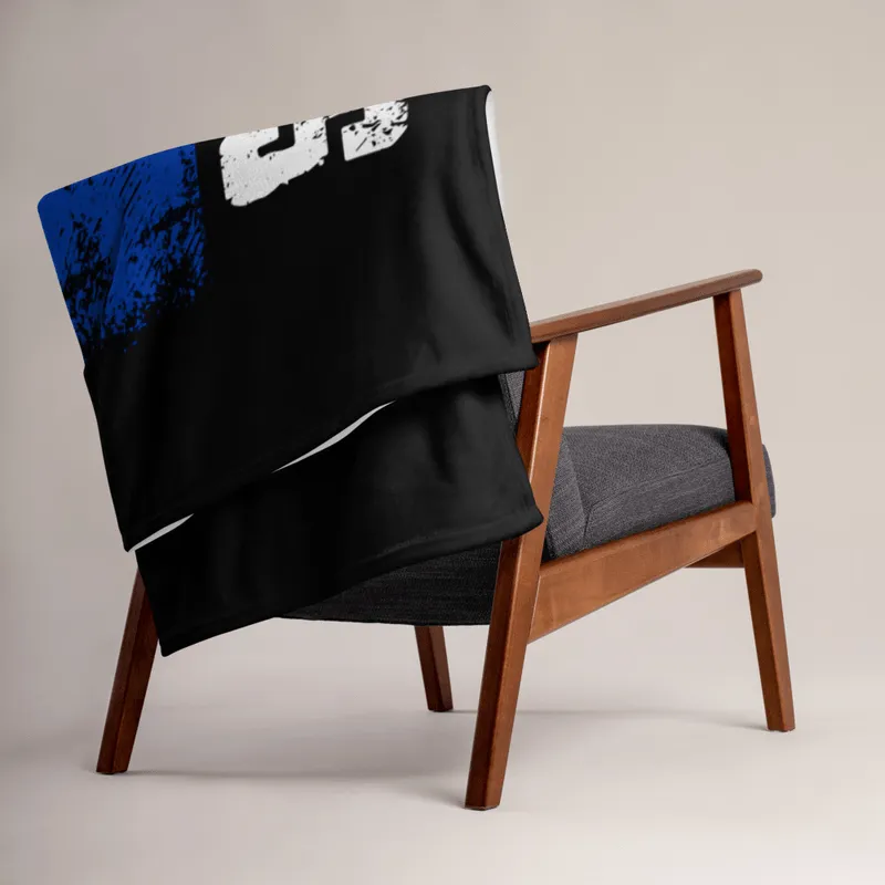 Custom Made Design Your Own Throw Blanket- Black Diamonds New York