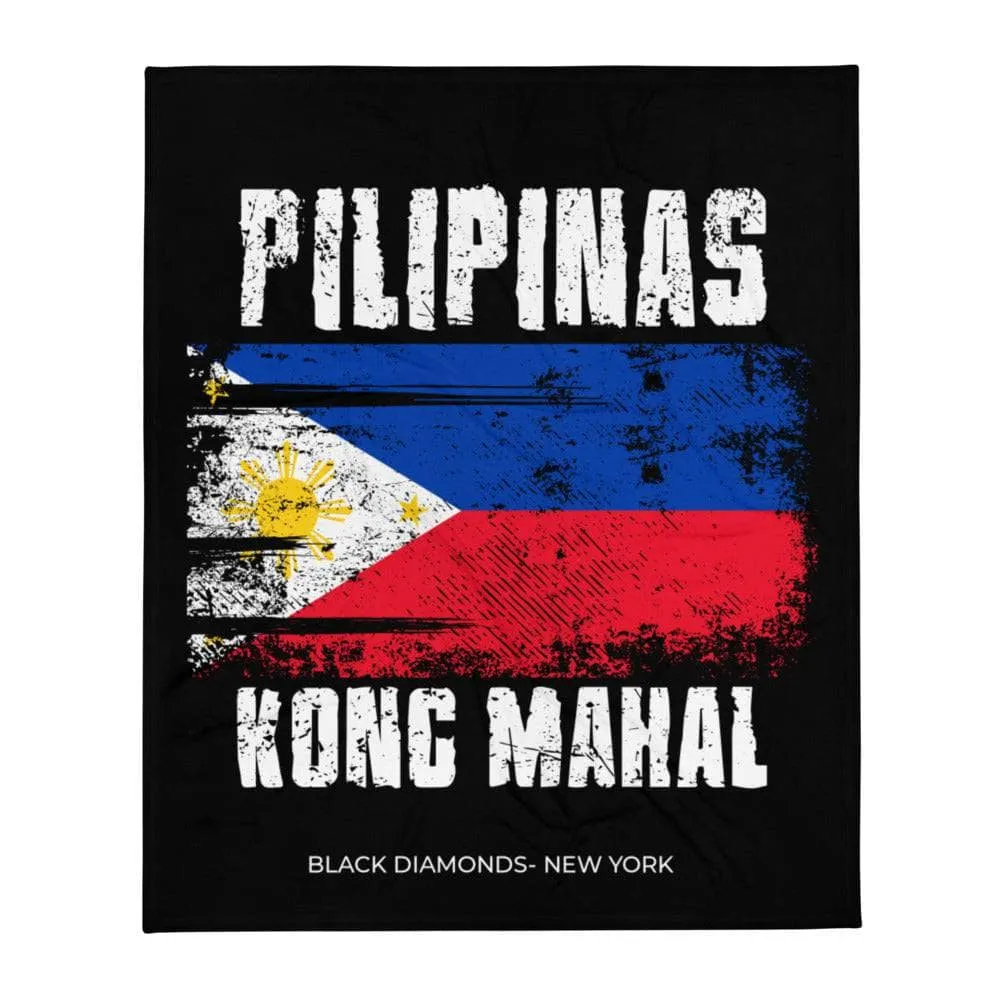 Custom Made Design Your Own Throw Blanket- Black Diamonds New York