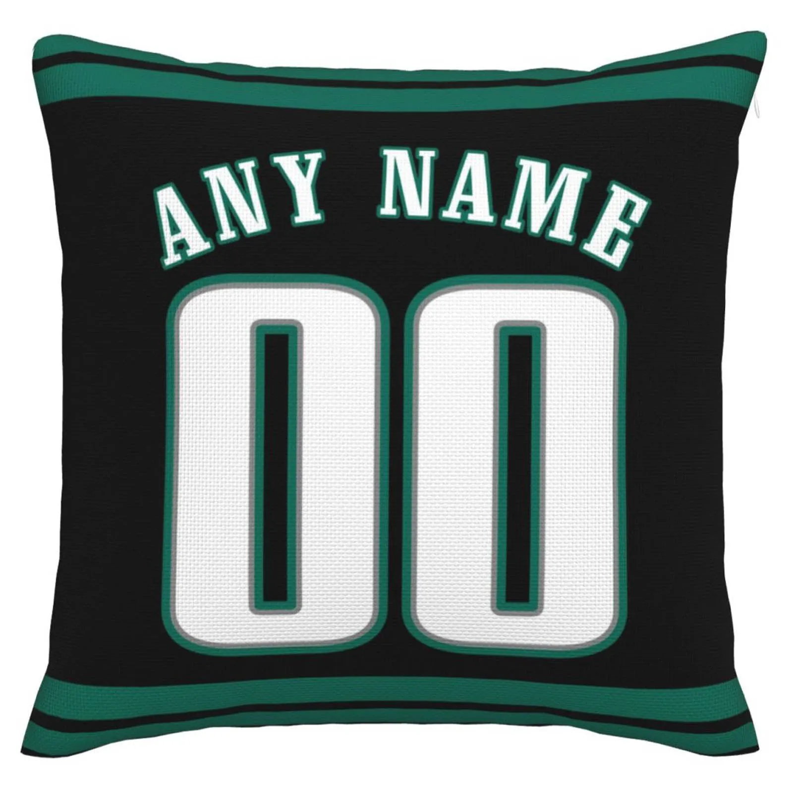 Custom P.Eagles Pillow Decorative Throw Pillow Case - Print Personalized Football Team Fans Name & Number Birthday Gift Football Pillows