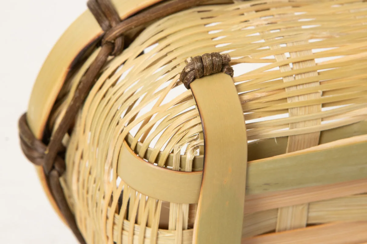 Cutlery basket [ no handle / one handle ] / Madake bamboo / Ōita-JPN 220622