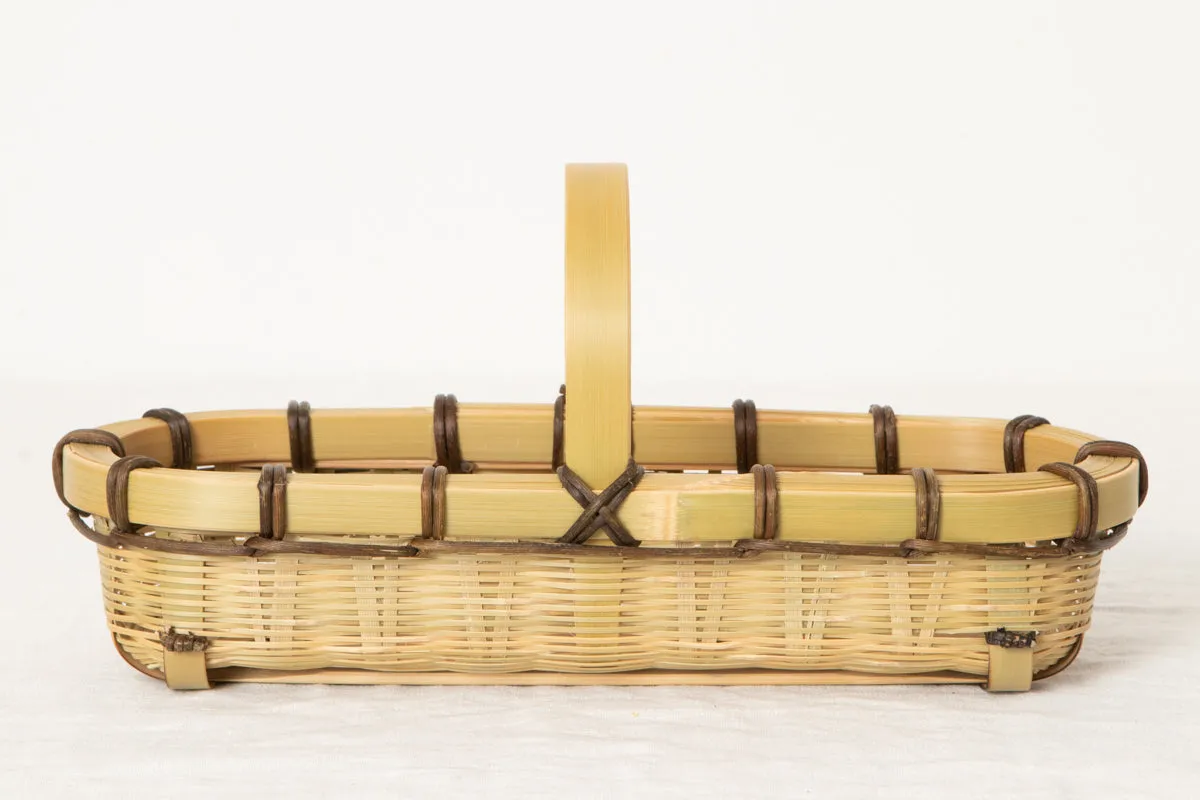 Cutlery basket [ no handle / one handle ] / Madake bamboo / Ōita-JPN 220622