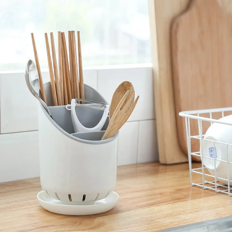 Cutlery Organizer and Barrel Drain Rack