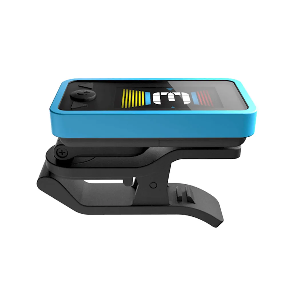 D'Addario PW-CT-17BU Eclipse Headstock Tuner, Blue