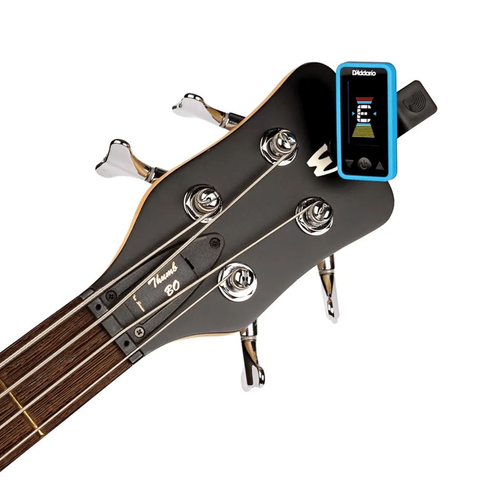 D'Addario PW-CT-17BU Eclipse Headstock Tuner, Blue