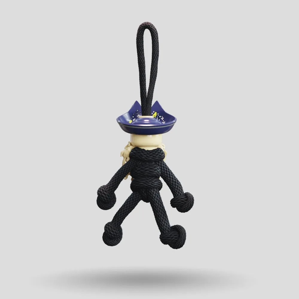 Davy Jones POTC Paracord Buddy Keychain