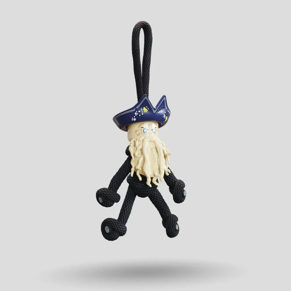 Davy Jones POTC Paracord Buddy Keychain