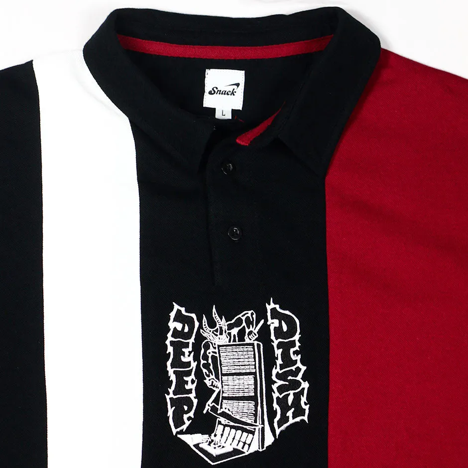 DEEP DISH VERTICAL STRIPE POLO