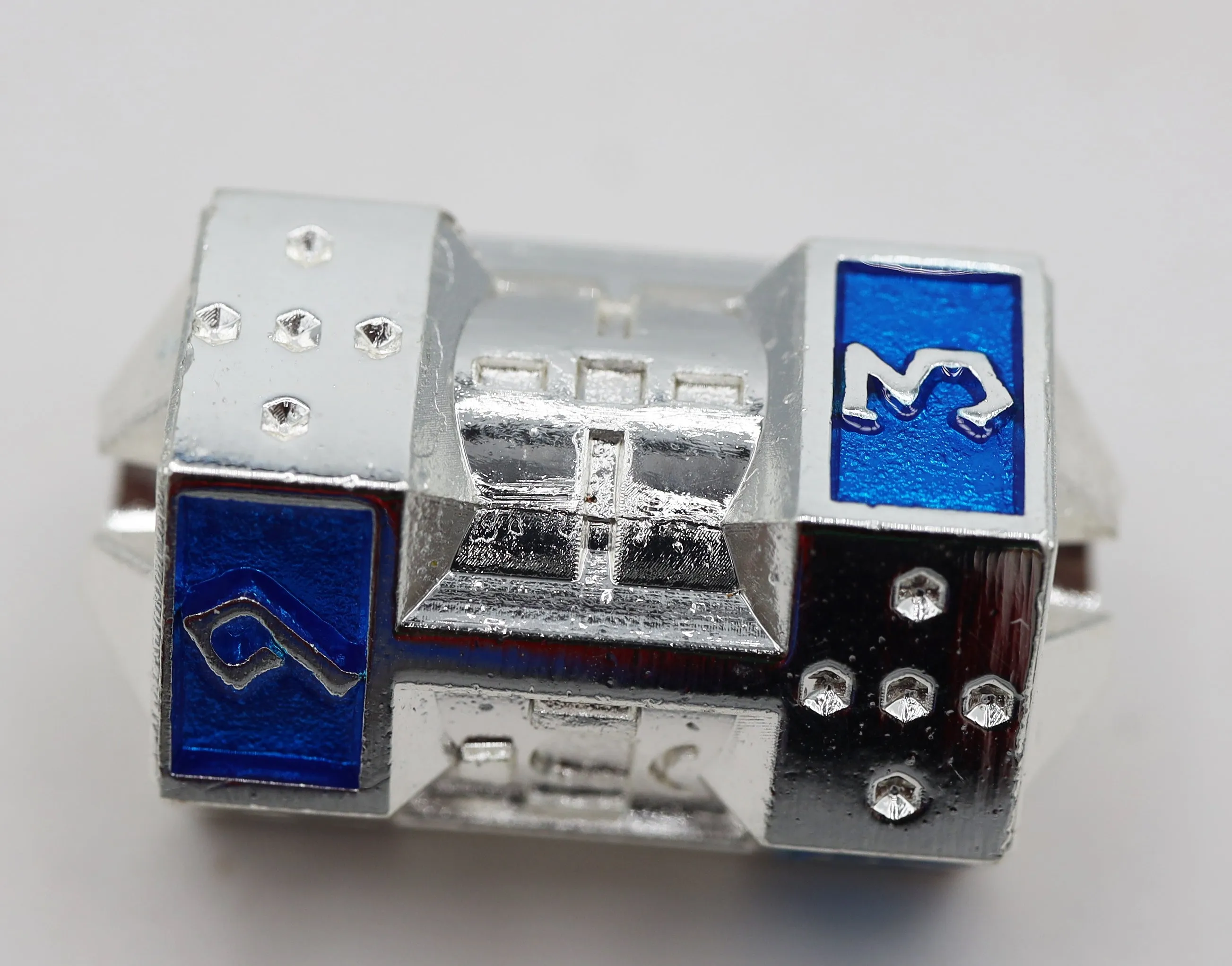 Dice 51: Interstellar Indigo - Metal RPG Dice Set