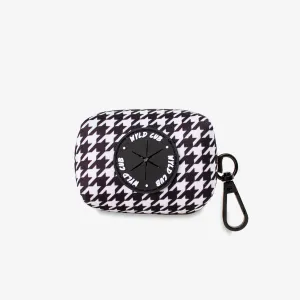 Dog Poop Bag Holder: Knightsbridge Houndstooth