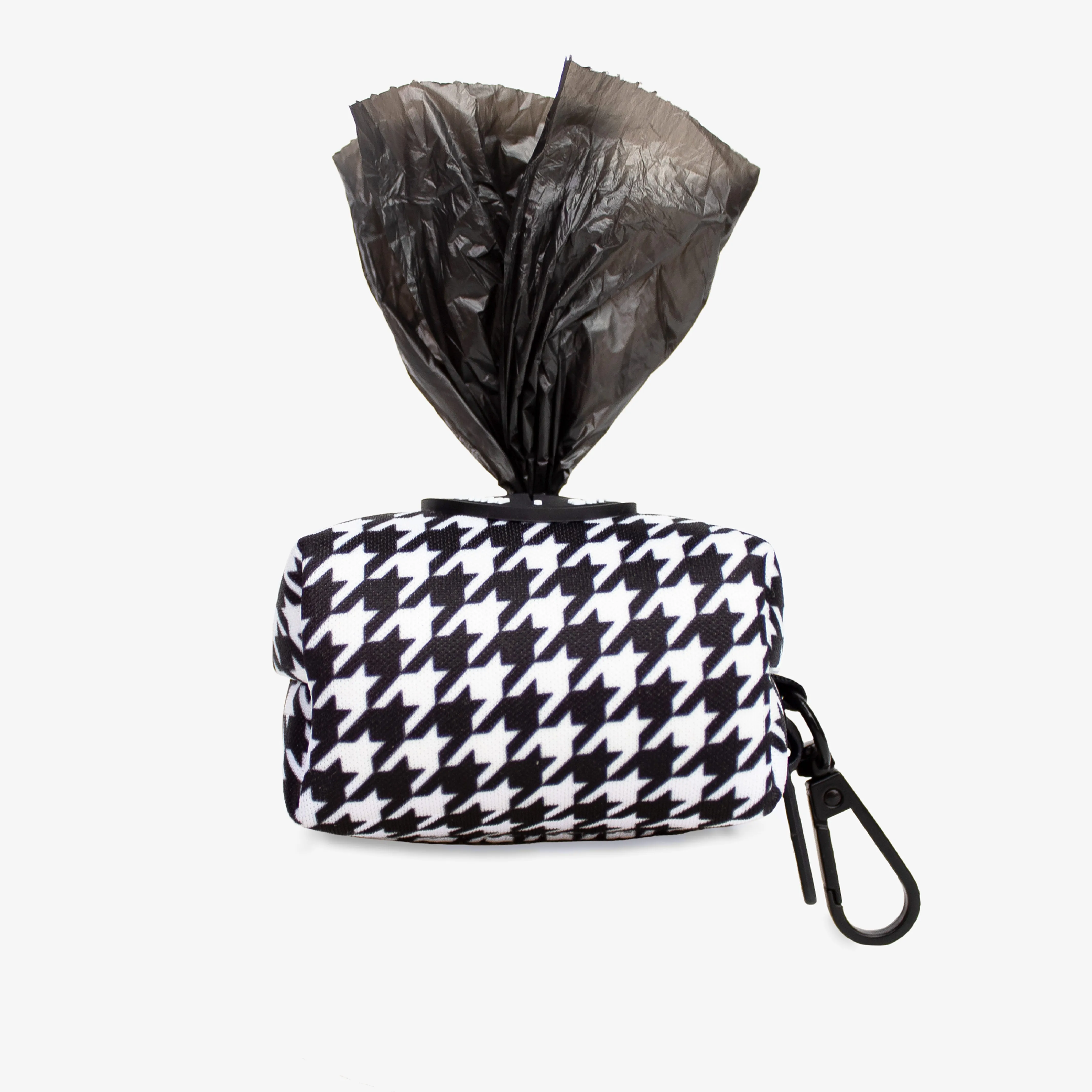 Dog Poop Bag Holder: Knightsbridge Houndstooth