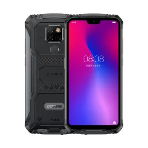 Doogee S68 Pro Cellphone Helio P70 Octa-core 6GB 128GB Memory 21MP 16MP 8MP 8MP Camera 5.84"" IPS Display 6300mAh 12V/2A Charge Smartphone Black_European version